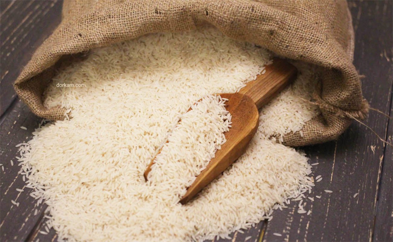 نگهداری برنج - برنج در کیسه