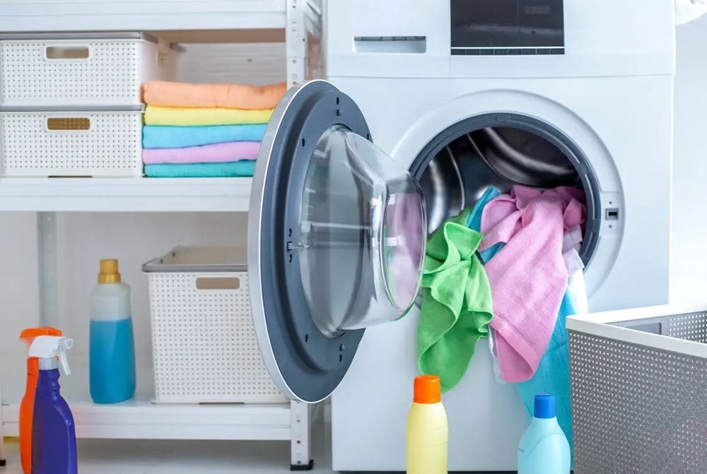 تمیز کردن ماشین لباسشویی با جوش شیرین - تمیز کردن ماشین لباسشویی