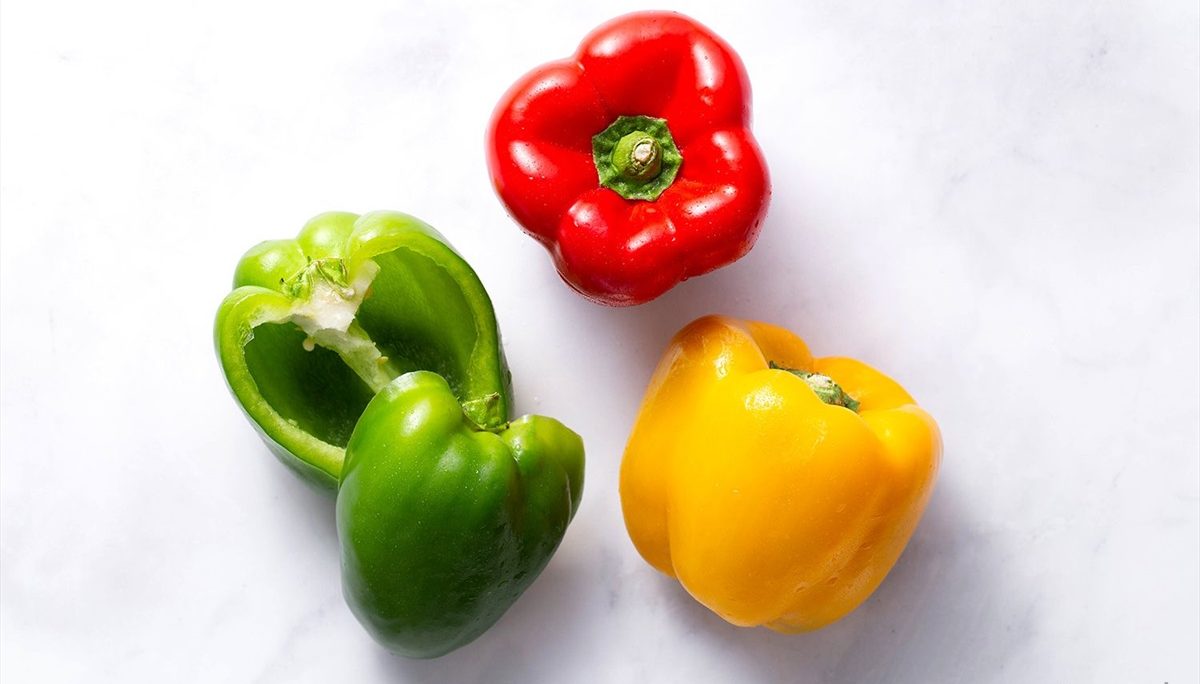 خواص فلفل دلمه - فلفل دلمه نصفه