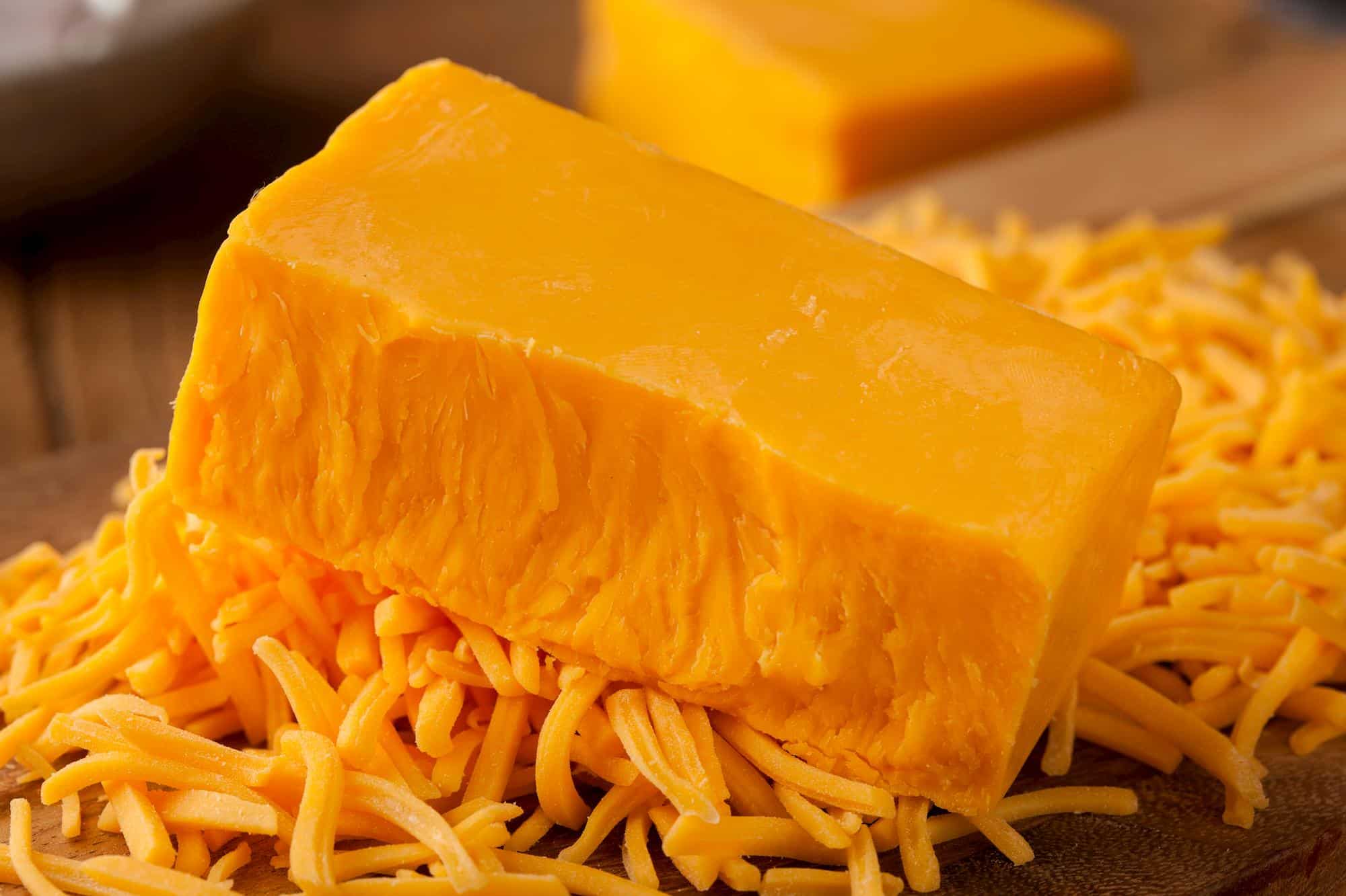 پنیر چدار - پنیر رنده شده