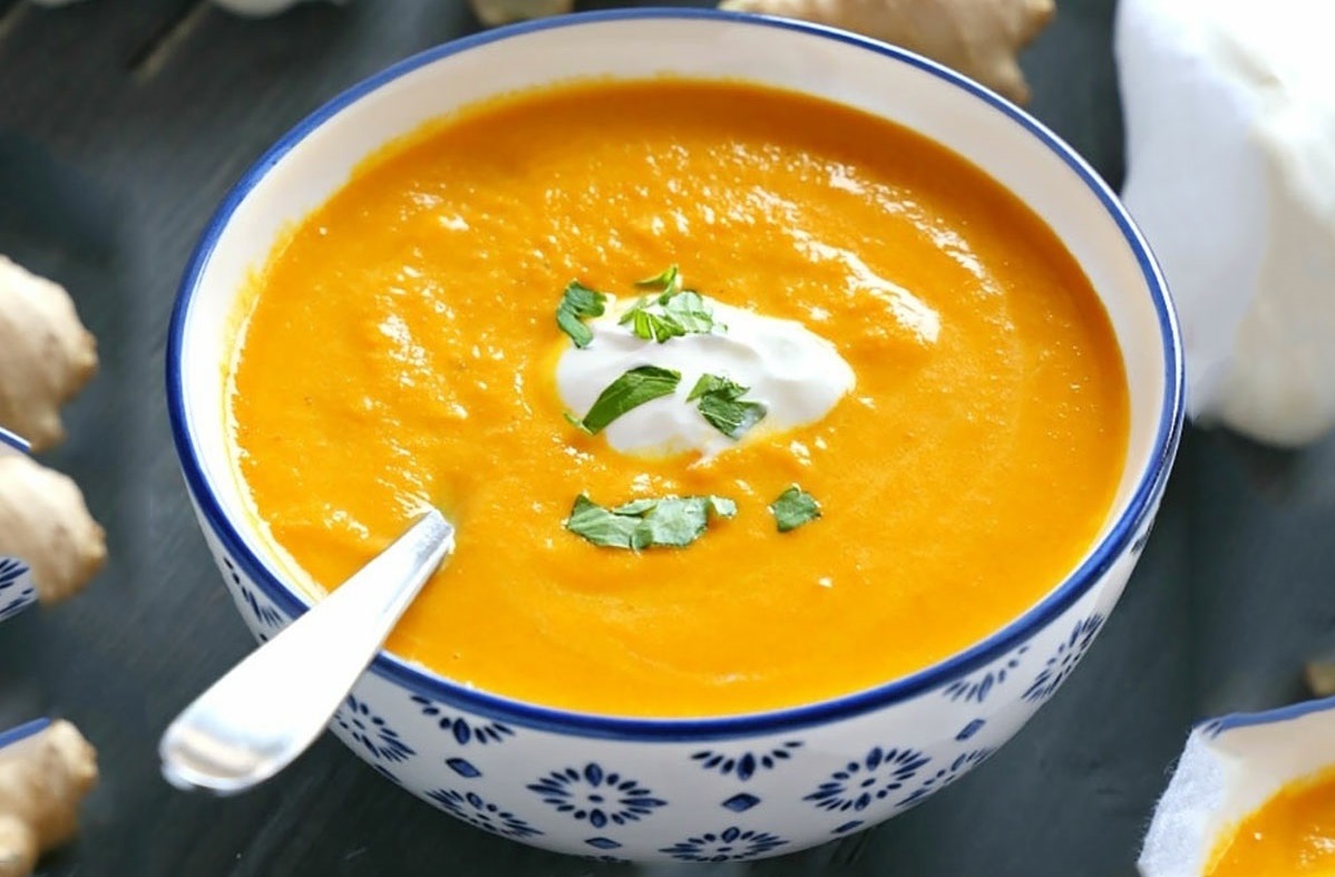 سوپ برای سرماخوردگی - طرز تهیه سوپ کدو حلوایی