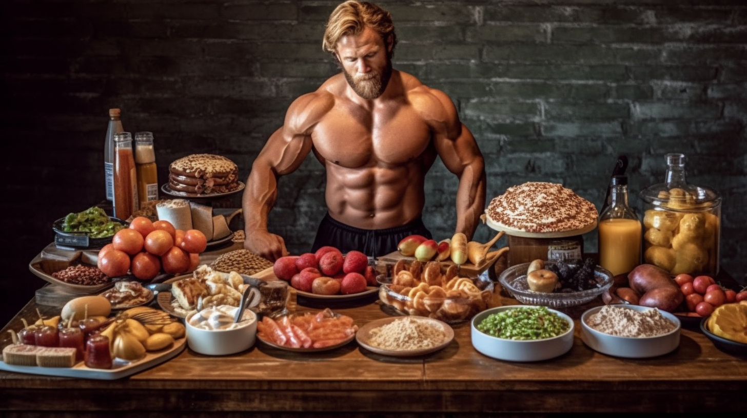 پروتئین برای عضله سازی - مرد بدنساز