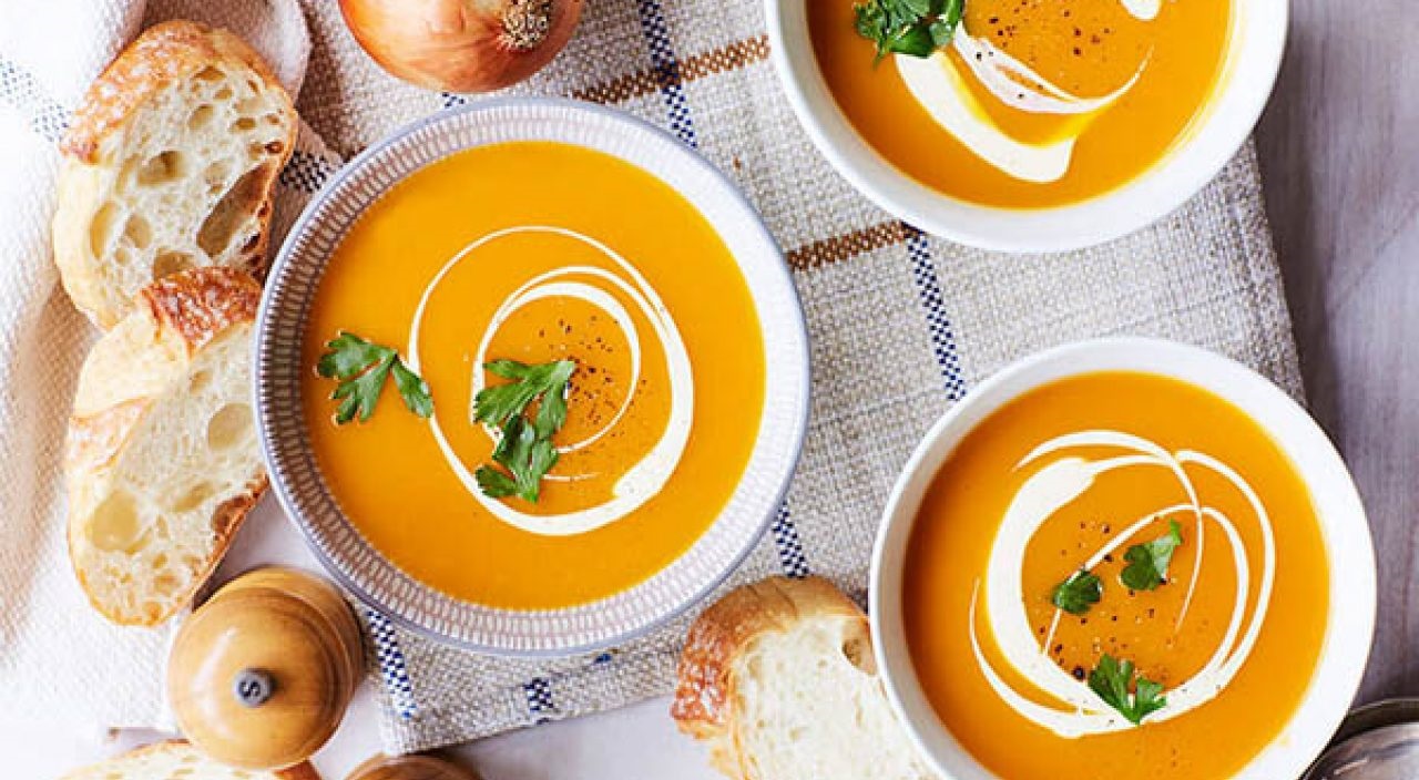 سوپ کدو حلوایی - طرز تهیه سوپ کدو حلوایی