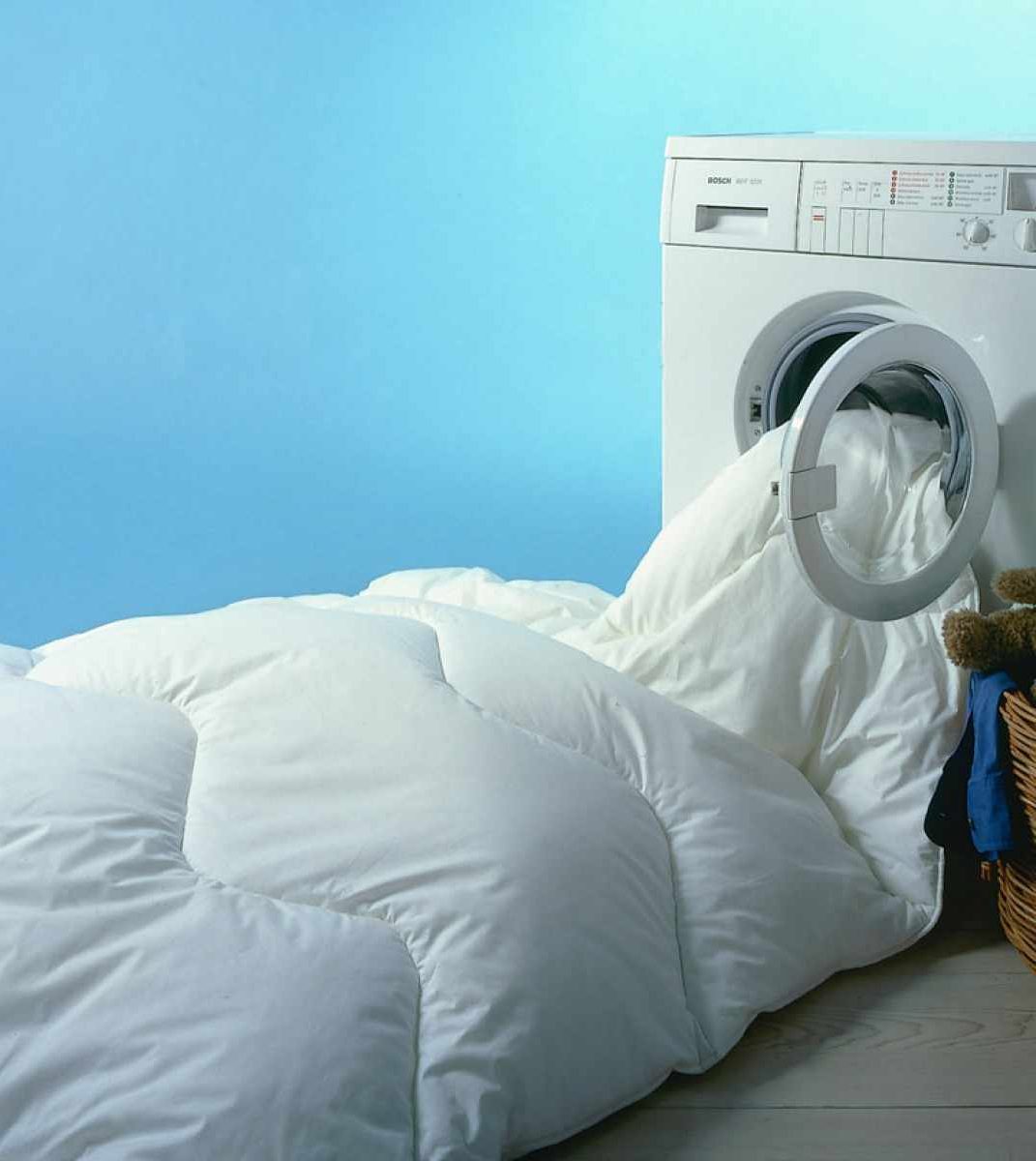 شستن رختخواب - ماشین لباسشویی