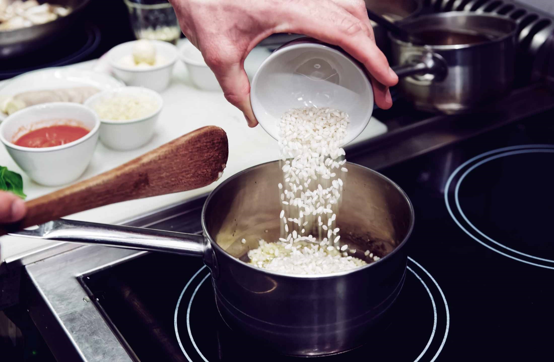 شور شدن برنج - از بین بردن شوری غذا