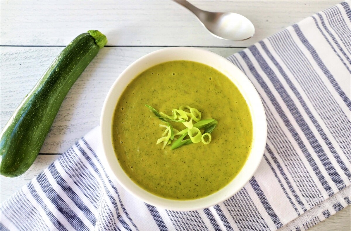 سوپ کدو سبز - غذا با کدو سبز