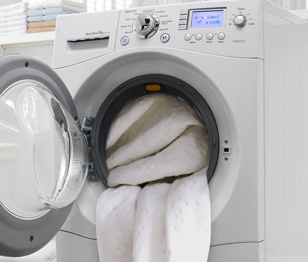 شستن پتو در خانه - ماشین لباسشویی