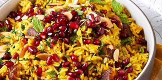 طرز تهیه انار پلو