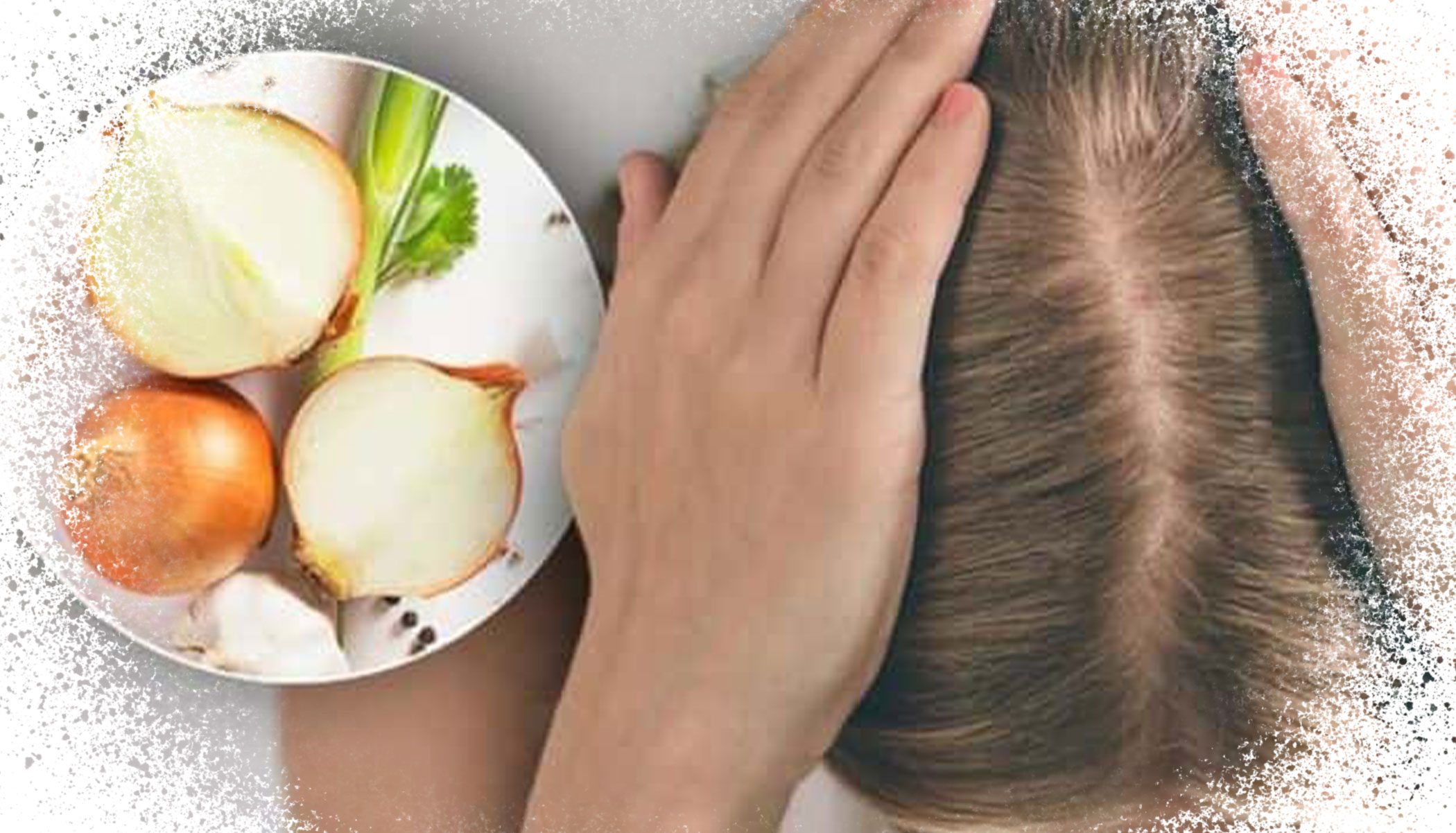 ماسک موی خانگی - درمان ریزش مو با آب پیاز