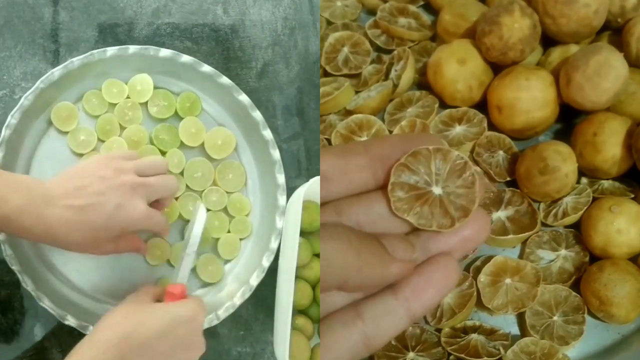 لیمو عمانی خانگی - ورقه لیمو
