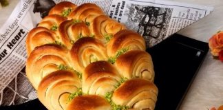 نان شیرمال مغزدار خانگی