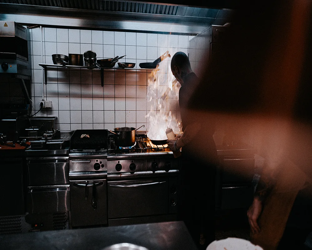 آتش سوزی در آشپزخانه - آشپزخانه