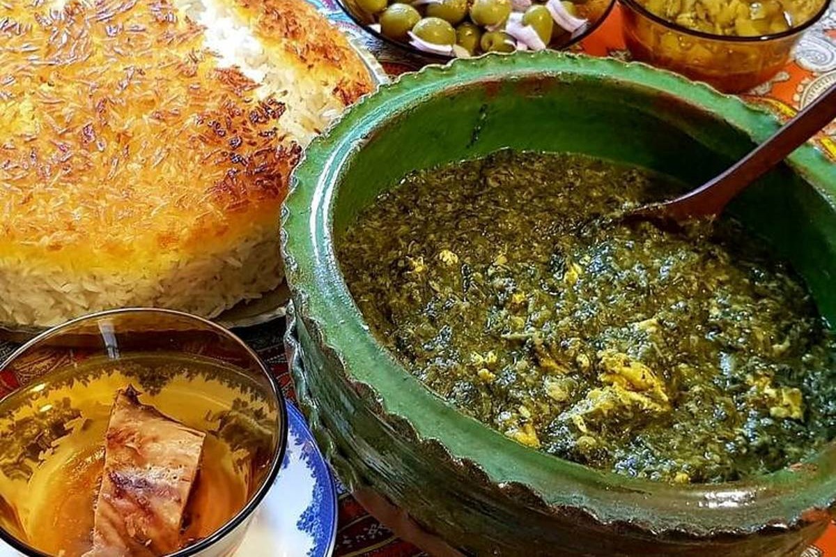 غذای محلی گیلان - طرز تهیه ترشه تره رشتی