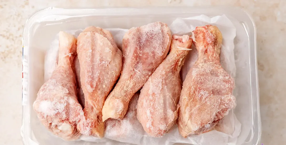 یخ زدایی گوشت و مرغ - ران مرغ
