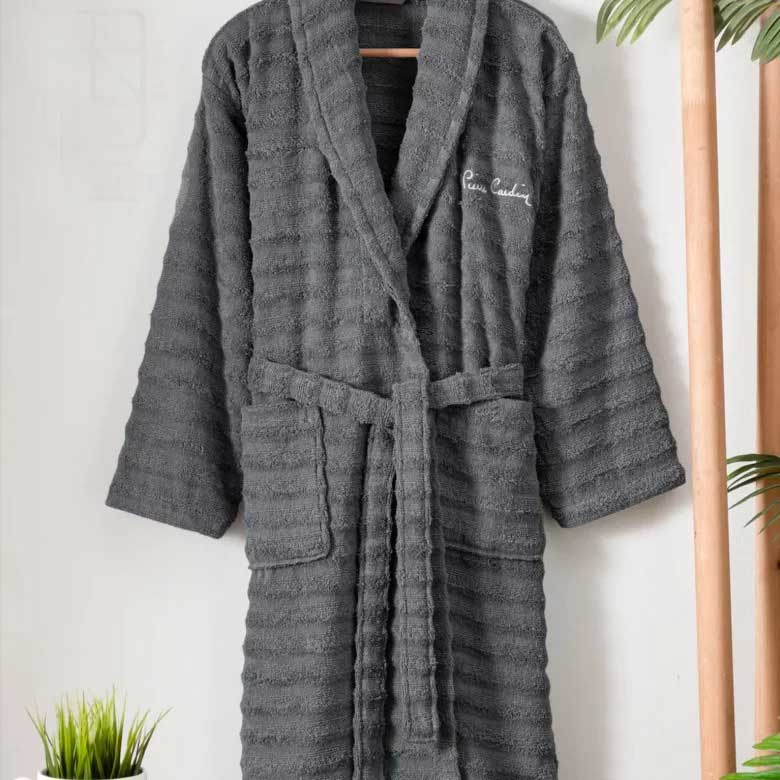 حوله تن پوش طوسی تیره