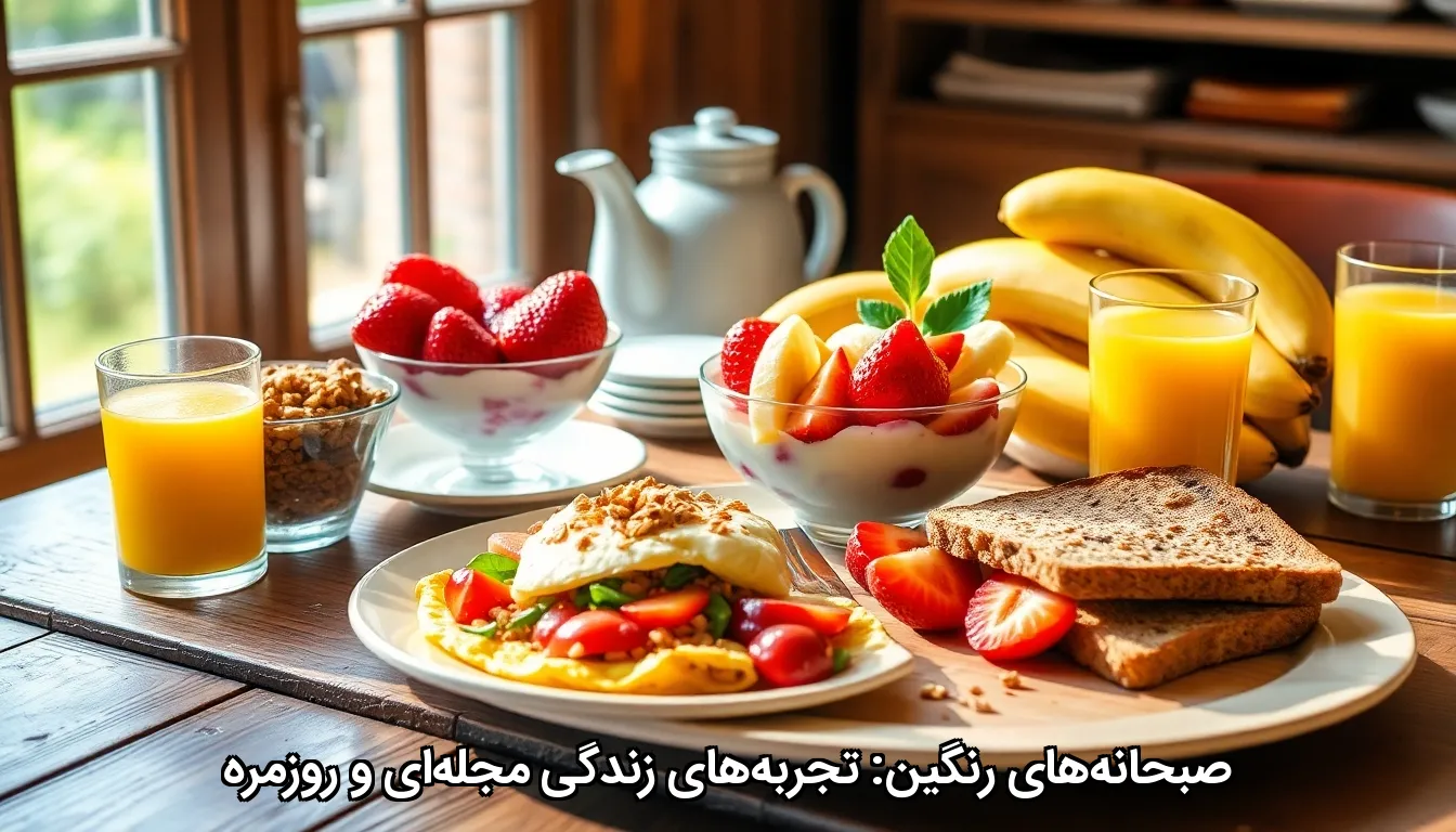 صبحانههای رنگین: تجربههای زندگی مجلهای و روزمره